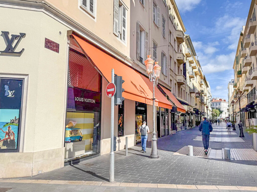 Boutiques de luxe quartier Carré d’Or Nice – shopping haut de gamme et enseignes prestigieuses