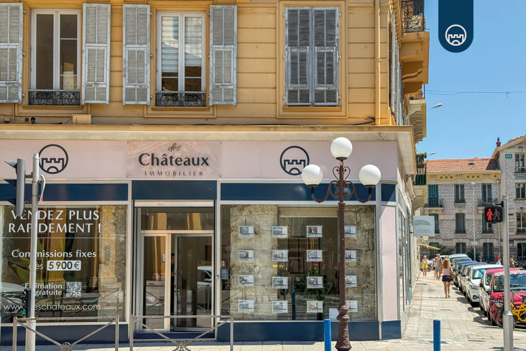Agence immobilière des Châteaux dans le quartier Wilson à Nice – honoraires fixes dès 5 900 €