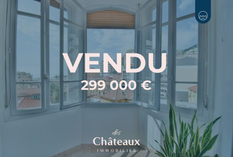 Beausoleil Moneghetti Ouest, 3 pièces 60 m²